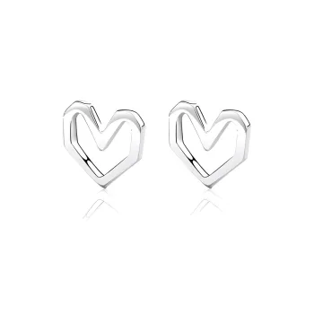 PIARA Stud Earrings Women's Silver