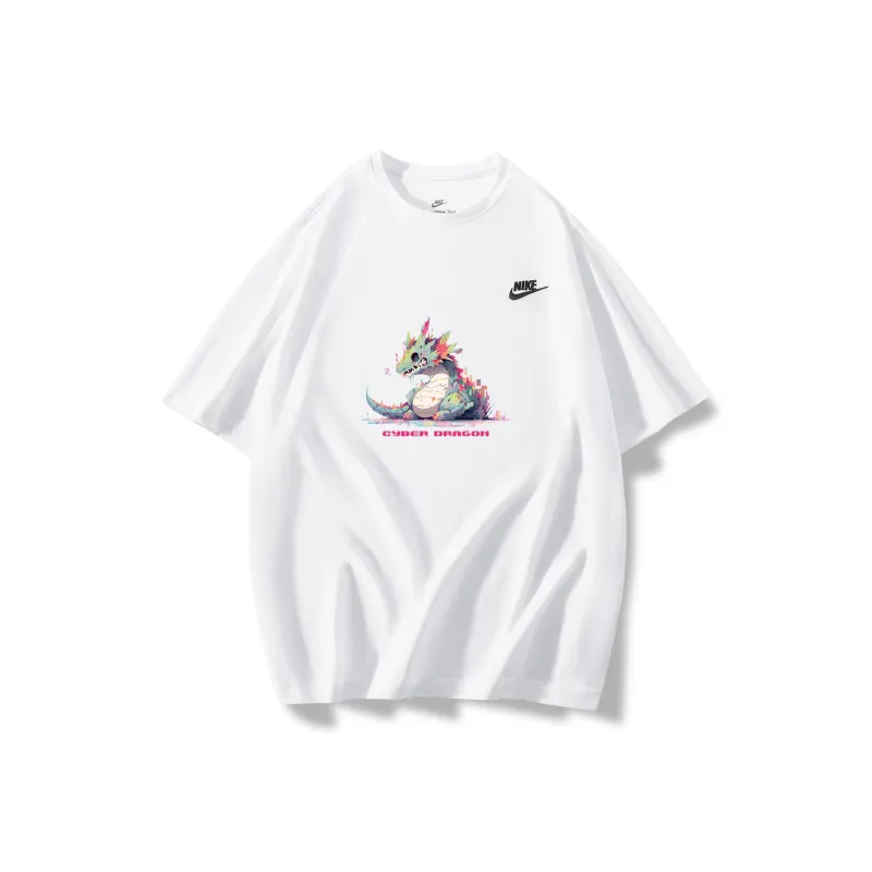 Nike T Shirts Unisex White-0