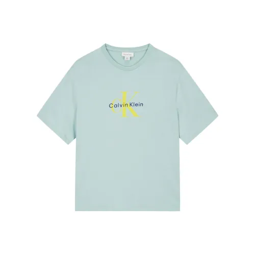 CALVIN KLEIN SS25 T Shirt Men's Light Blue