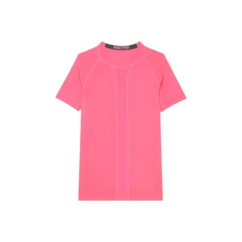 Nike T Shirts Men Bright Pink-1