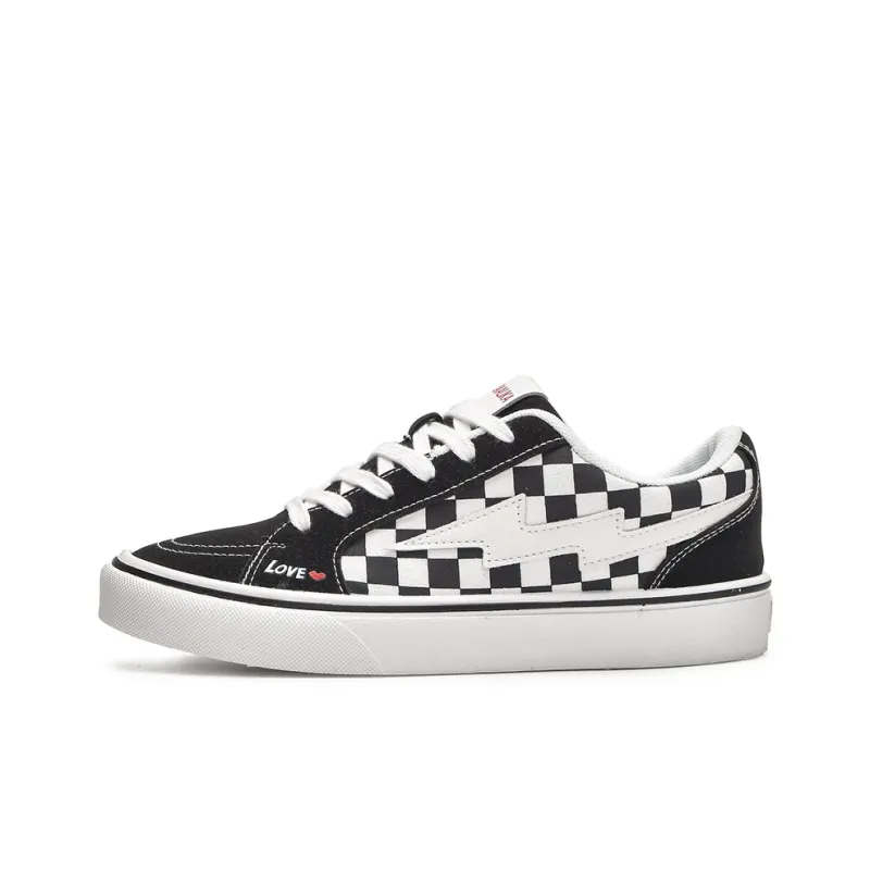 CHERRY&KALIKA Wear resistant, Lightweight, Breathable, And Non slip. Low Top Skateboard Shoes Men's Black-0