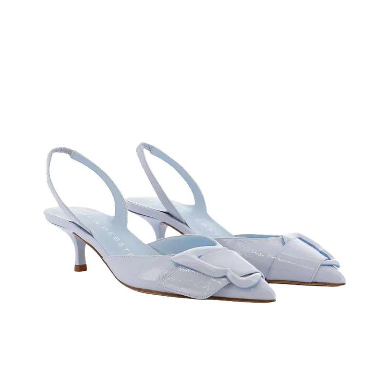 Sophia Webster Blair Slim Heel High Heels 4cm Women's Blue-2