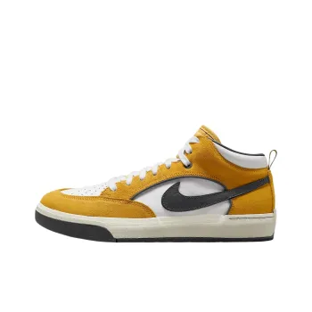 Nike SB React Leo Mid Top Skateboard Shoes Men's Gold