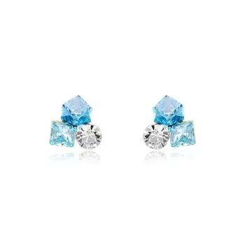 May10th S925 Silver Stud Earrings Women's