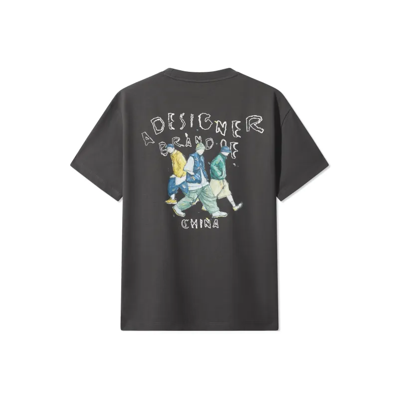 Cabbeen T Shirt Men's Dark Gray 56-1