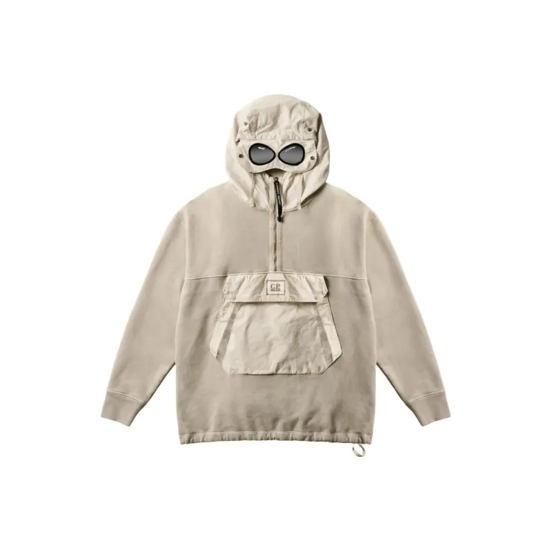 PALACE X C.P. Company Fleece Old Goggle Hood-0