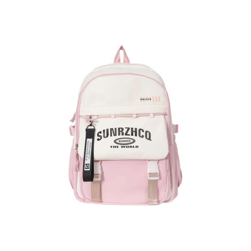 Single Warehouse Oxford Backpack Regular Unisex Black/Red/Khaki/Gray/Purple/Pink-0