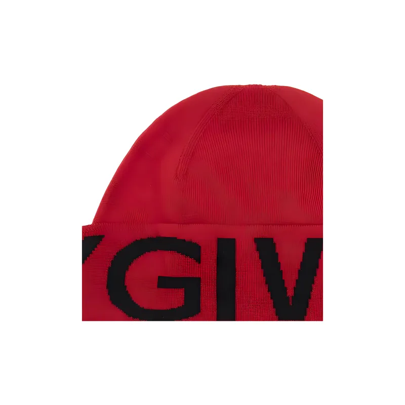 Givenchy Logo Intarsia Knitted Beanie-2