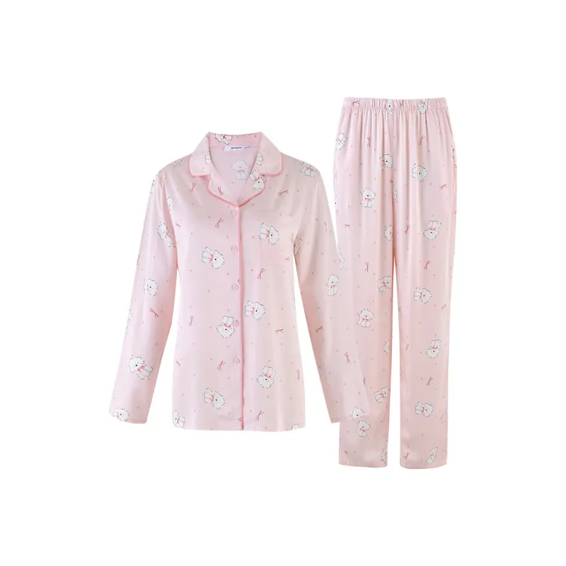 MY BODY Pajama Set Women's Pink-0