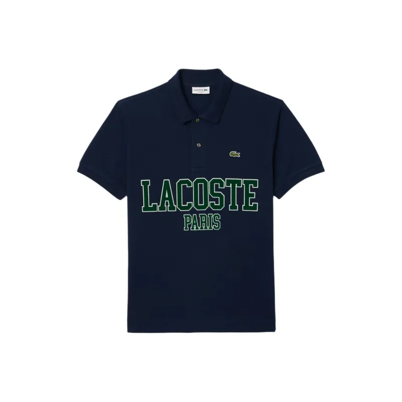 LACOSTE Polo Shirt Men's Marine Blue-0