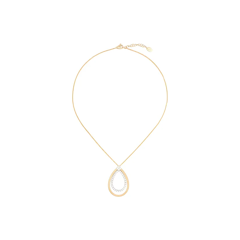 Marco Bicego 18K Yellow Gold Diamond Pendant Necklace-1
