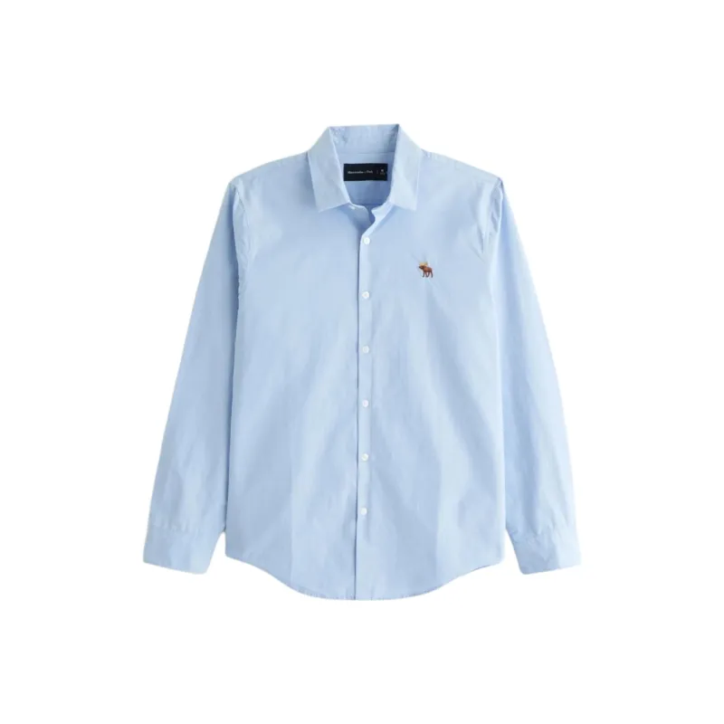 Abercrombie＆Fitch Shirt Men's Blue-0