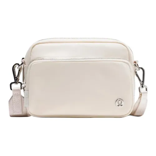 Lululemon Everywhere Nylon Crossbody Bag Unisex Light Ivory