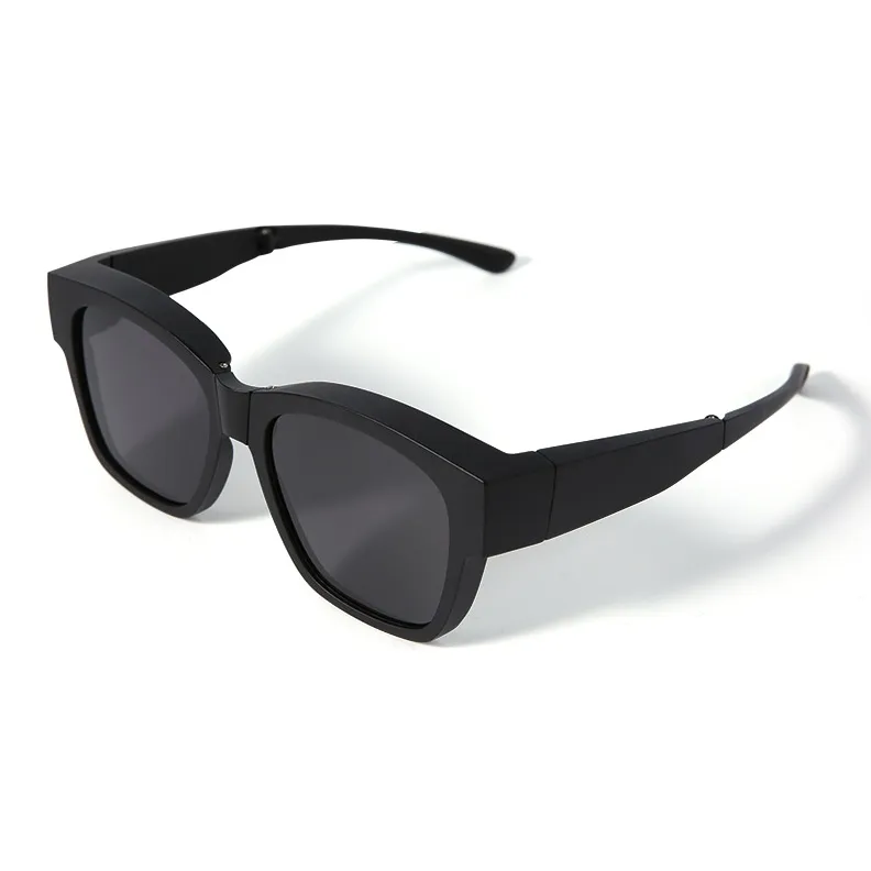 CACUSS Junior TR/Memory Plastic Square Sunglasses Unisex-6