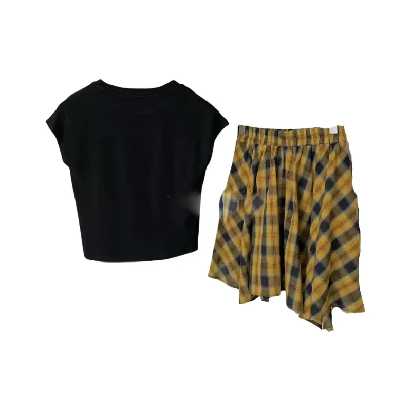 ABCMININ Two Piece Skirt Sets Women's-1
