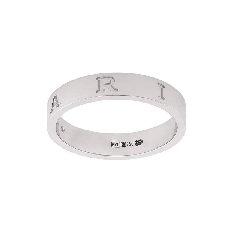 BVLGARI 18K White Gold Rings Women's Silver-1