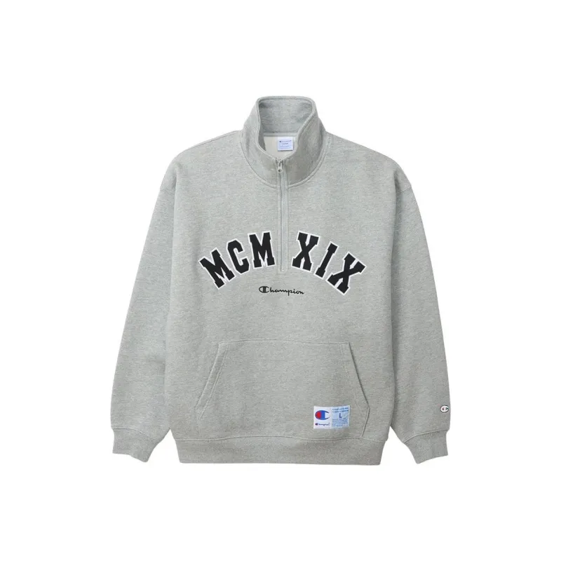 Champion Action Style FW24 Sweatshirt Unisex Oxford Gray-0