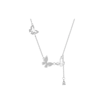 Branded Jewelry S999 Fine Silver Necklaces Women's