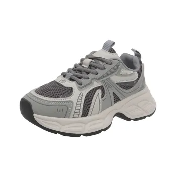 SHENGERLEIDE Anti Slip Wear Resistant Low Top Chunky Sneakers Women's