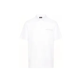 Ermenegildo Zegna Short Sleeved Button Detailed Polo Shirt