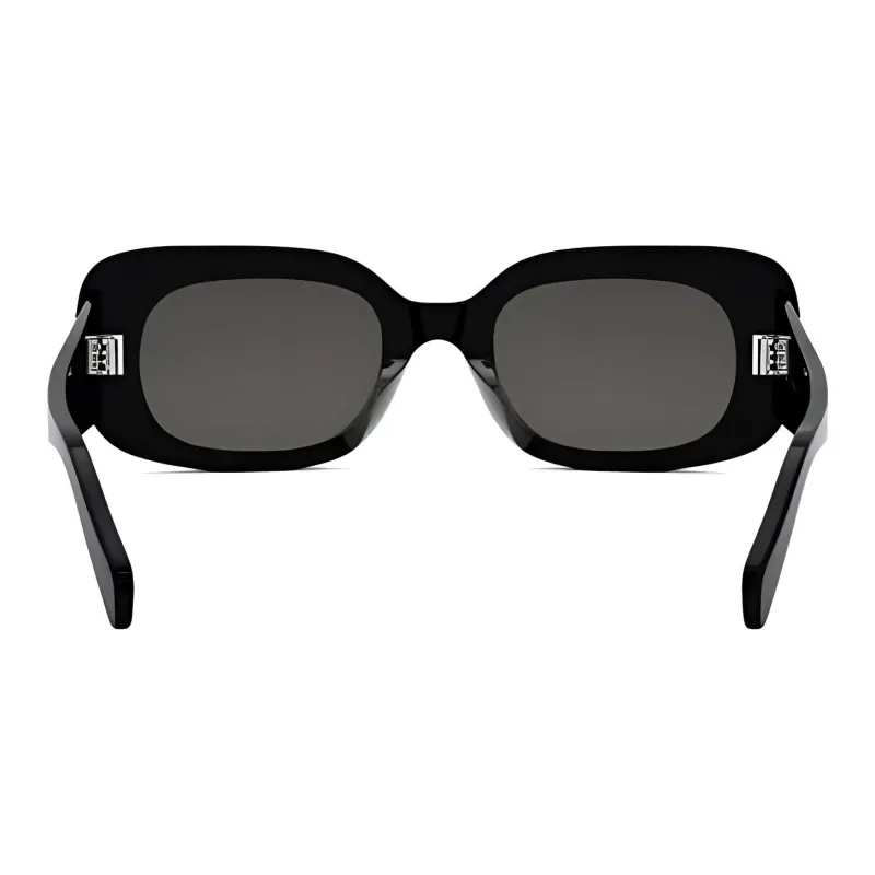 CELINE Rectangular Sunglasses Men's Black-4