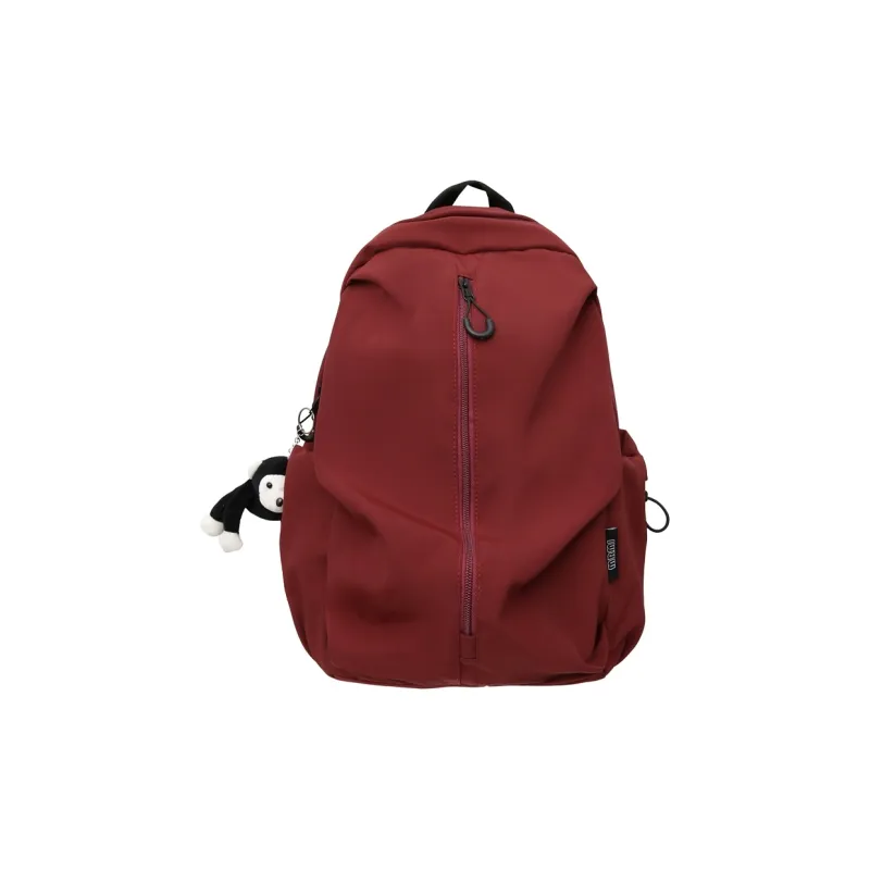 KAMLUI Nylon Backpack Regular Unisex Ecru/Black/Burgundy/Khaki-14