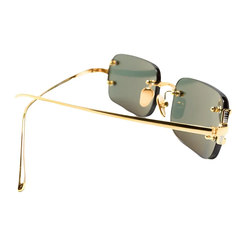 Linda Farrow Taylor Rectangular Frame Suanglasses-2