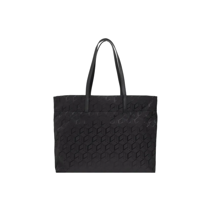 MCM Aren Fabric Tote Bag, Shopping Bag, Shoulder Bag, Handbag Large Size Women's Black-1