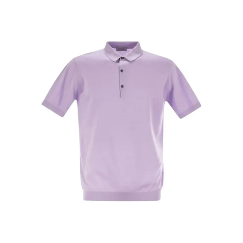 JOHN SMEDLEY SS25 Polo Shirt Men's Purple-0