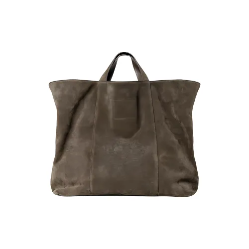 COS Cow Leather Tote Bag, Shopping Bag, Handbag Large React Men's Khaki