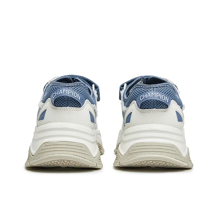 Champion Support Low Top Casual Shoes Women's Macedonian Blue/Milk White-3