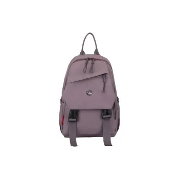 SEVENMOONS Nylon Backpack Unisex Black/Green/Taro Color