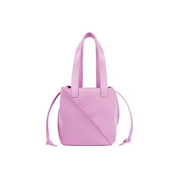 YUZEFI Cow Leather One Shoulder Handbag Trumpets Women's Pink
