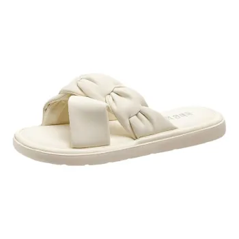 Qiao Anju Slippers Ecru Light Yellow