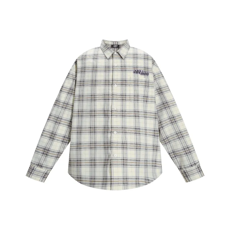 404MOB GANG Shirts Unisex Ecru-0