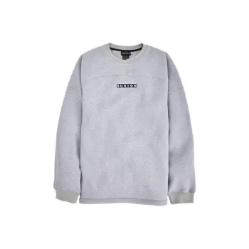 BURTON Sweatshirt Men's Silver White