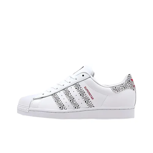 Adidas Originals Superstar 'White Black Red'