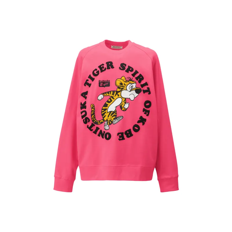 Onitsuka Tiger Sweatshirt Unisex Pink-0