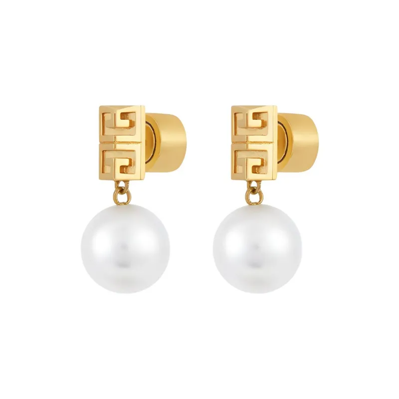 Givenchy 4G Pendant Stud Earrings-1
