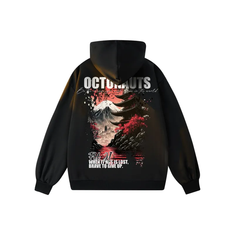 Small Columns Under The Sea Hoodie Unisex-4