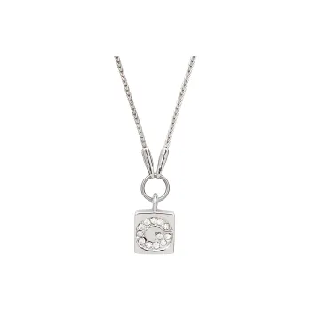 Givenchy 1990 2000s Logo pendant Necklace