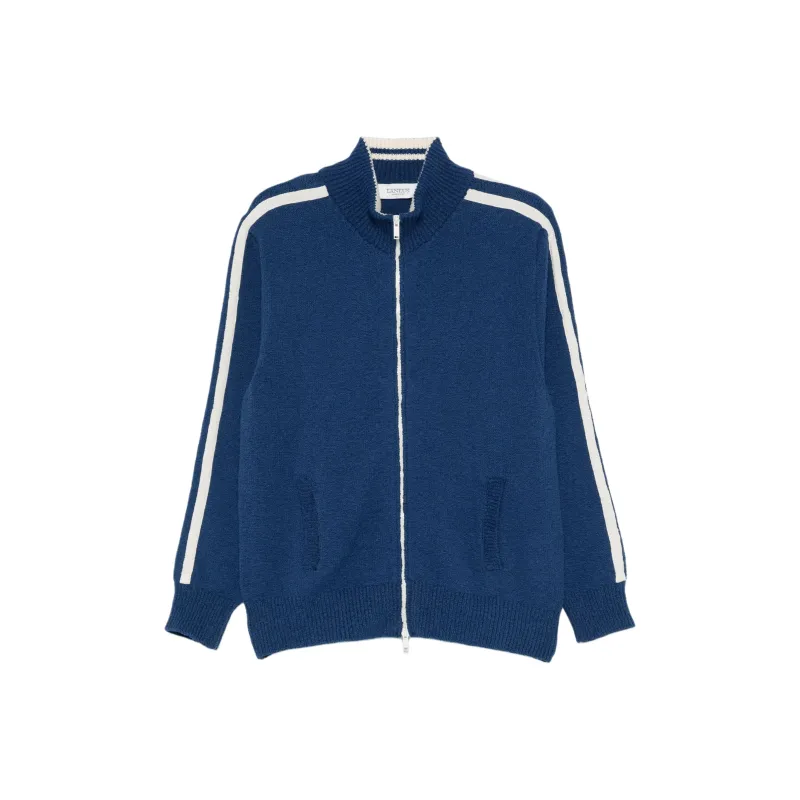 LANEUS Knitted Bomber Jacket-0