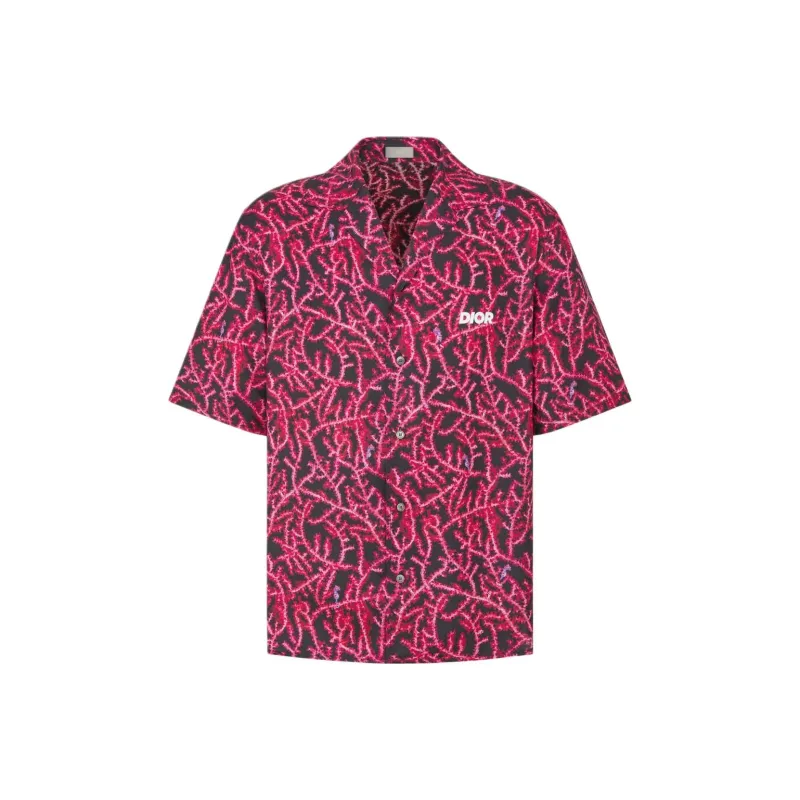 DIOR Shirts Men Red-0