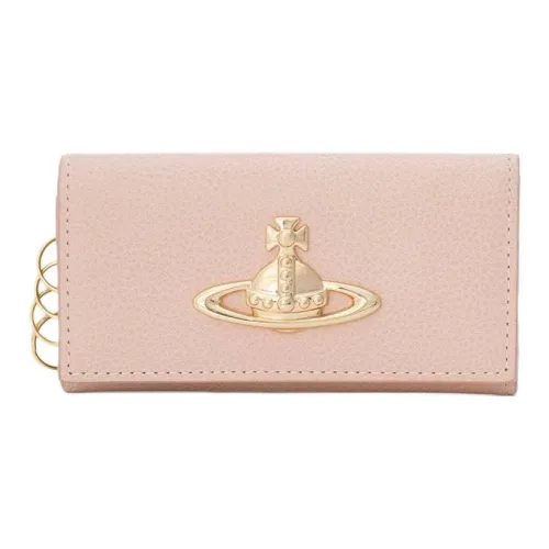 Vivienne Westwood Cow Leather Key Pouch Women's Pink