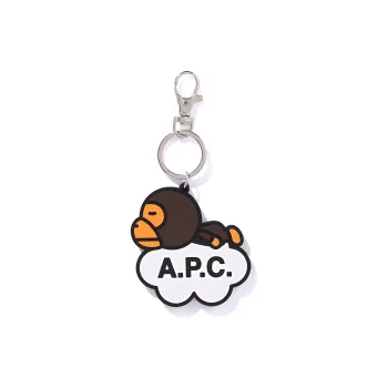 A BATHING APE Keychains Unisex Brown