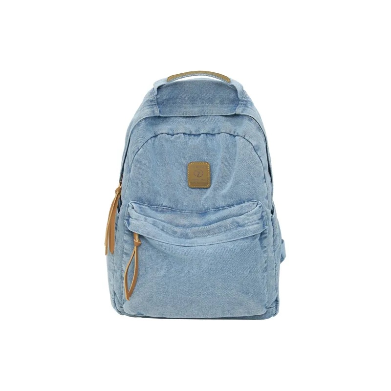 Yalu Nylon Backpack Unisex Blue/Black/Light Blue-14