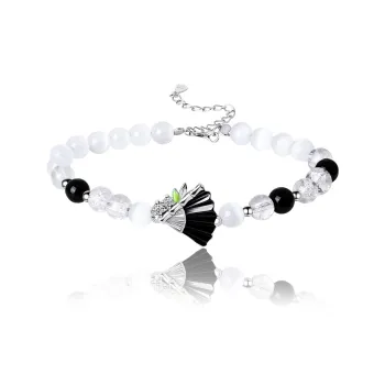 MAGICPOLE Glass Cat Eye Bracelets Women's