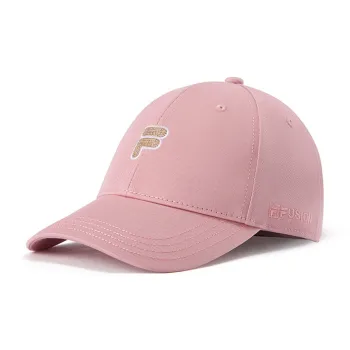 FILA FUSION Cotton Baseball Caps Unisex Sand Leather Pink