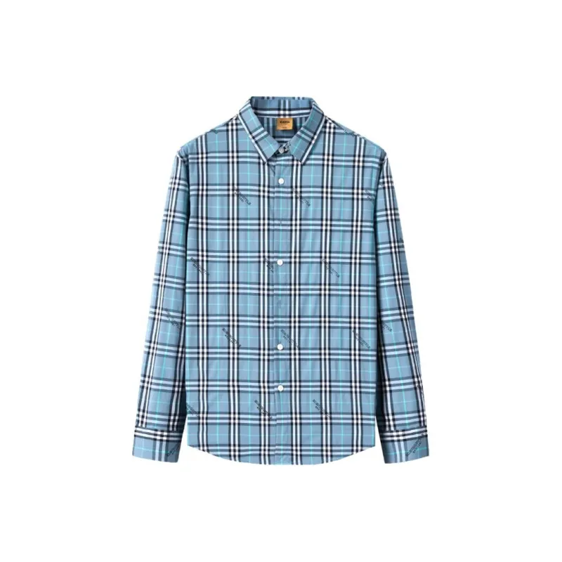 EDENBO Shirts Men Light Blue-0