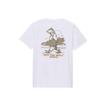 Vans CALIFORNIA BEAR T Shirt Men's White